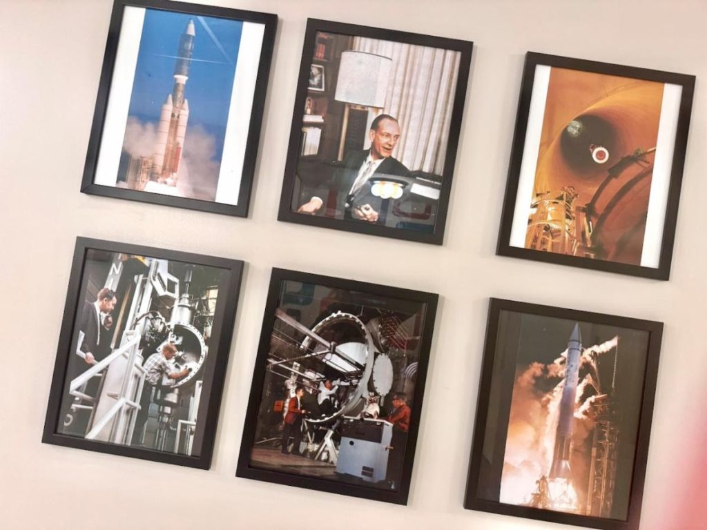 photo gallery on the wall