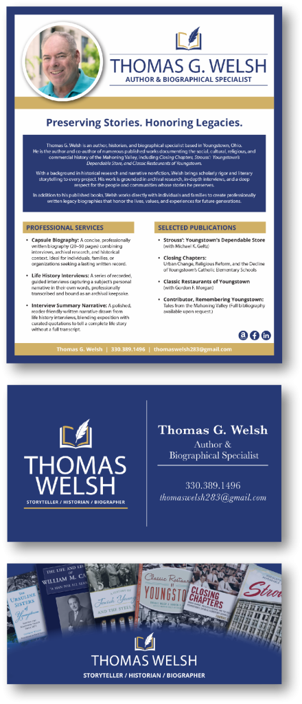 Thomas G. Welsh Personal Branding