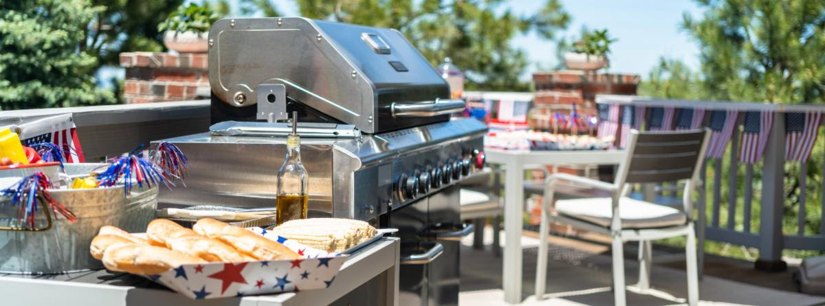 Outside Grill for labor day